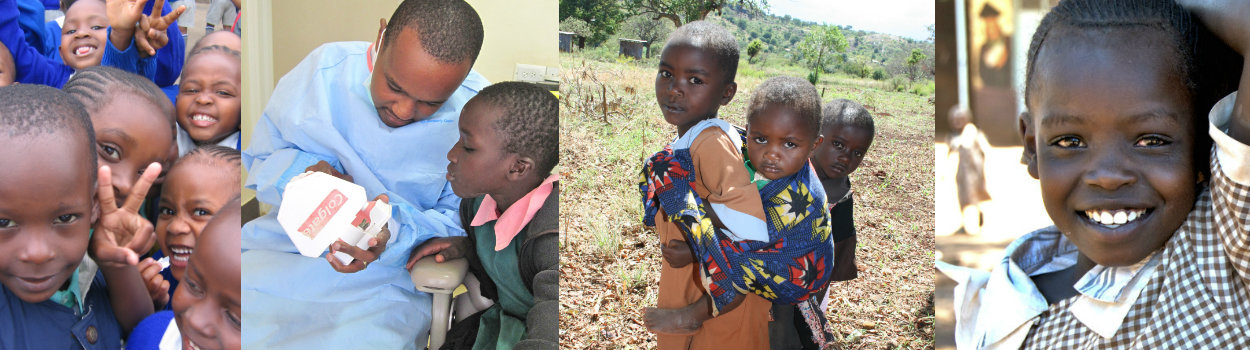 collage of Kenyan children